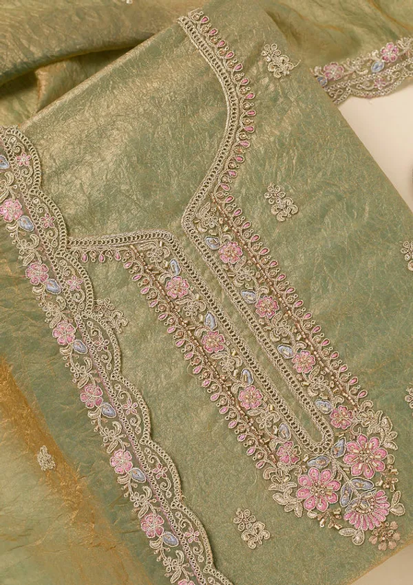 Pista_Green_Tissue_Aariwork_Unstitched_Dress_Material_With_Matching_Bottom_And_Dupatta