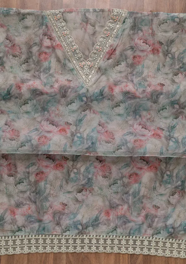 Sea_Green_Tissue_Floral_Silver_Zardozi_Work_Unstitched_Dress_Material_With_Matching_Bottom_And_Dupatta