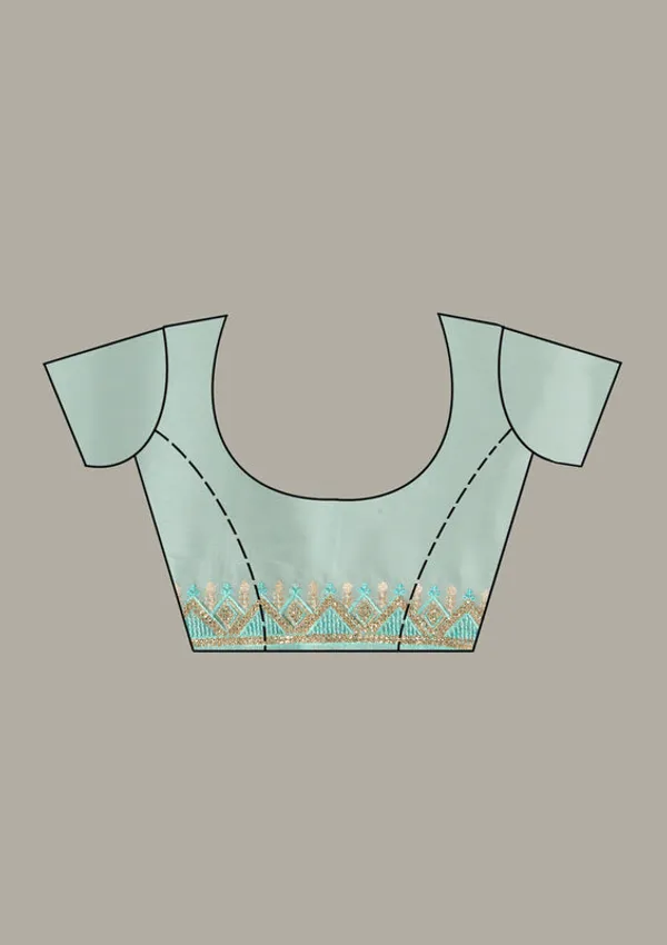 Sky_Blue_Chiffon_Threadwork_Saree_With_Matching_Blouse_Piece