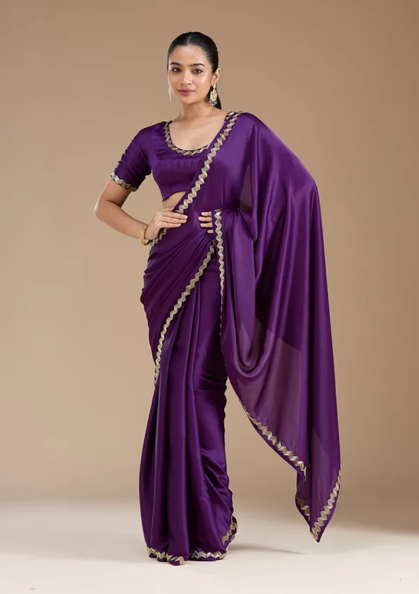 Purple_Satin_Cutdana_Saree_With_Matching_Blouse_Piece