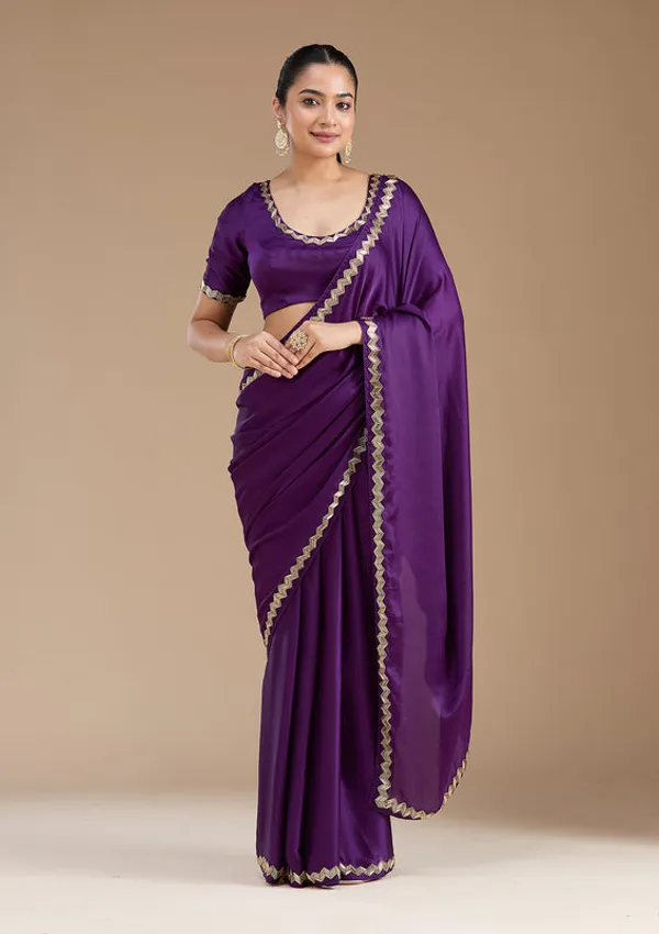 Purple_Satin_Cutdana_Saree_With_Matching_Blouse_Piece