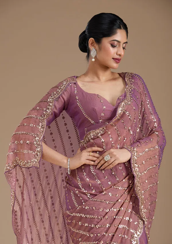 Lavender_Tissue_Cutdana_Saree_With_Matching_Blouse_Piece