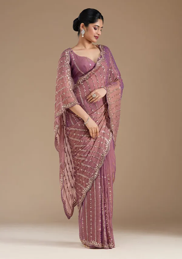 Lavender_Tissue_Cutdana_Saree_With_Matching_Blouse_Piece