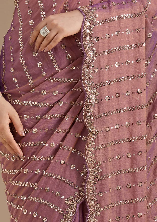 Lavender_Tissue_Cutdana_Saree_With_Matching_Blouse_Piece