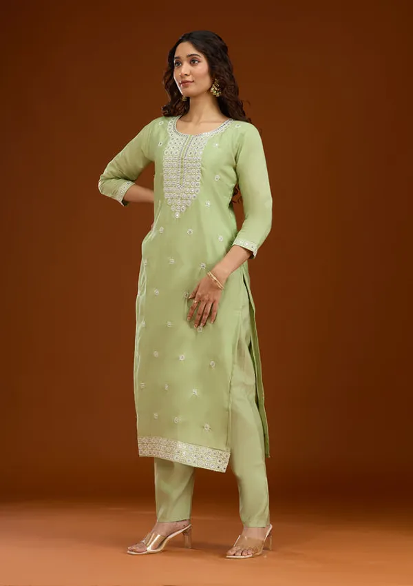 Pista_Green_Crepe_Threadwork_Straight_Kurta_With_Pant_Regular_And_Dupatta