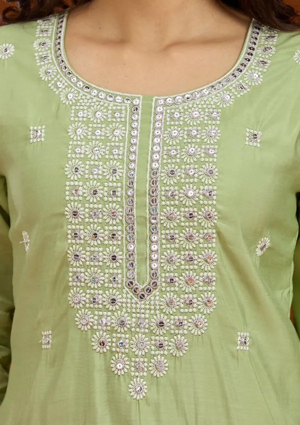 Pista_Green_Crepe_Threadwork_Straight_Kurta_With_Pant_Regular_And_Dupatta