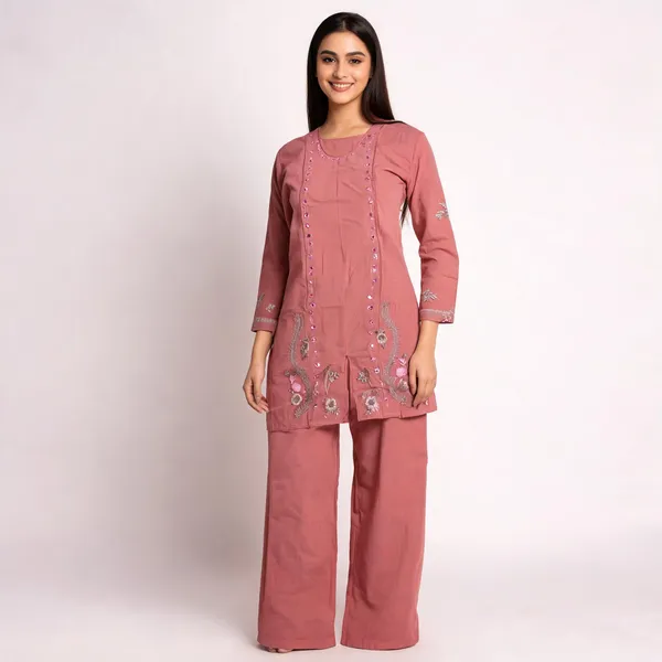 Pink_Rayon_Embroidered_Ethnic_Jumpsuit_For_Women