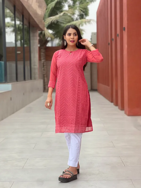 Pink_Embroidered_Straight_Kurta_For_Women