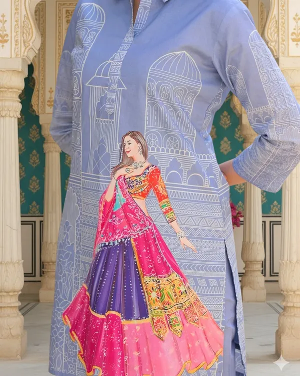 Blue_Printed_Straight_Kurta_Co-Ord_Set_For_Women