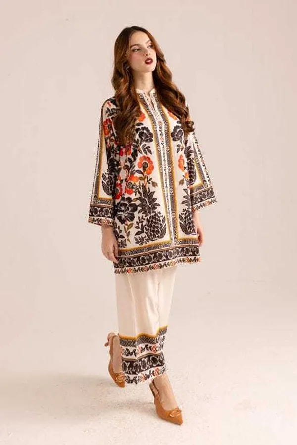 Cream_Floral_Printed_Straight_Kurta_Co-Ord_Set_For_Women