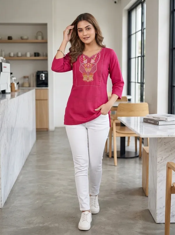 Pink_Embroidered_Straight_Kurta_For_Women