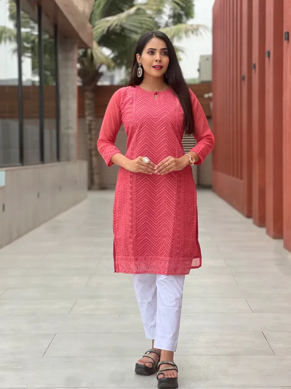 Pink_Embroidered_Straight_Kurta_For_Women