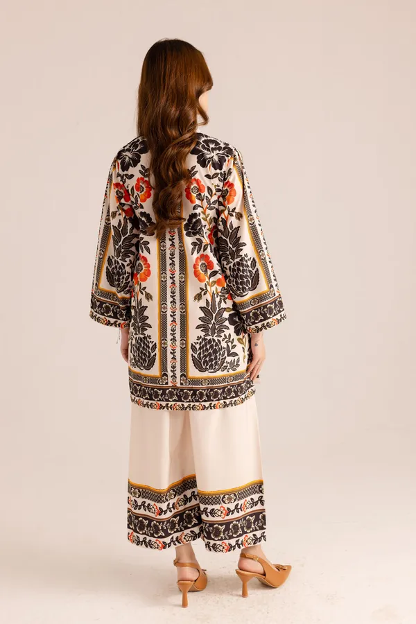 Cream_Floral_Printed_Straight_Kurta_Co-Ord_Set_For_Women