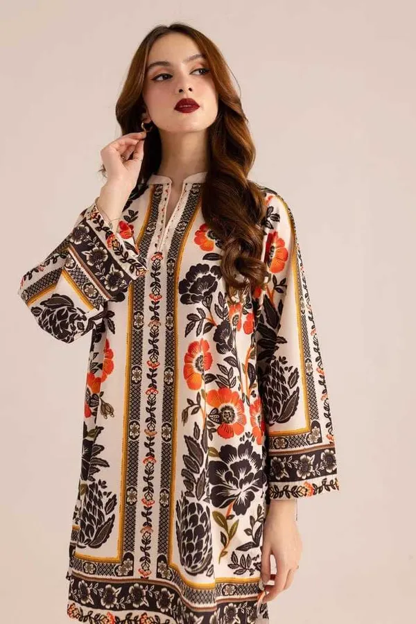 Cream_Floral_Printed_Straight_Kurta_Co-Ord_Set_For_Women