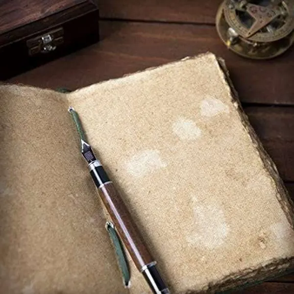Slate_Grey_Buffalo_Leather_Cross-Stitch_Wraparound_Journal_200_Pages