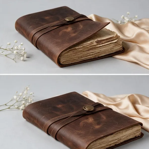 Dark_Brown_Buffalo_Leather_Deckle_Edge_Key_Lock_Journal_200_Pages