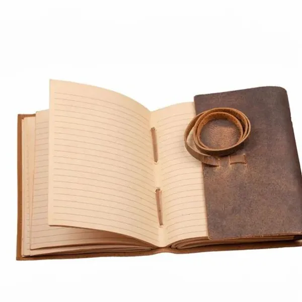 Antique_Brown_Buffalo_Leather_Wraparound_Ruled_Journal_200_Pages_7X5_In
