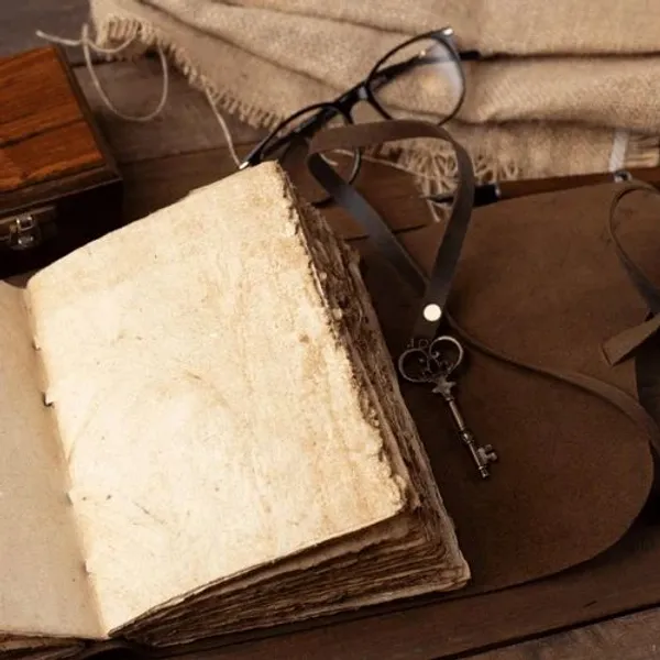 Dark_Brown_Buffalo_Leather_Deckle_Edge_Key_Lock_Journal_200_Pages