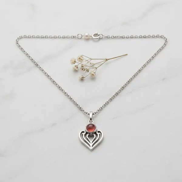 Silver_Heart_Chain_Pendant_Necklace_For_Women