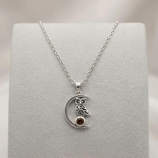 Silver_Owl_Pendant_Chain_Necklace_For_Women