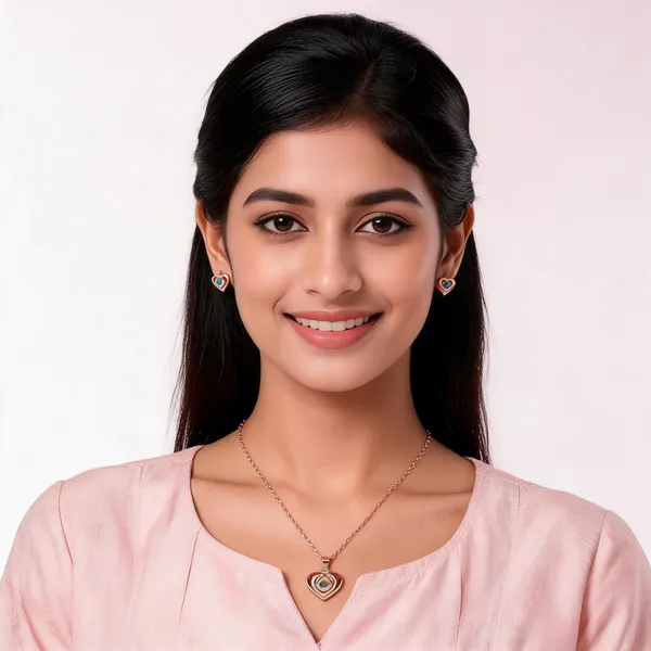 Rose_Gold_Heart_Pendant_Chain_Necklace_For_Women