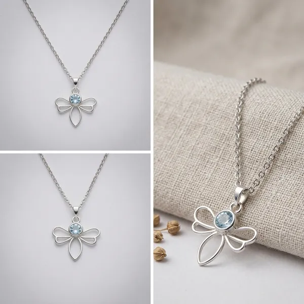 Silver_Floral_Pendant_Necklace_For_Women