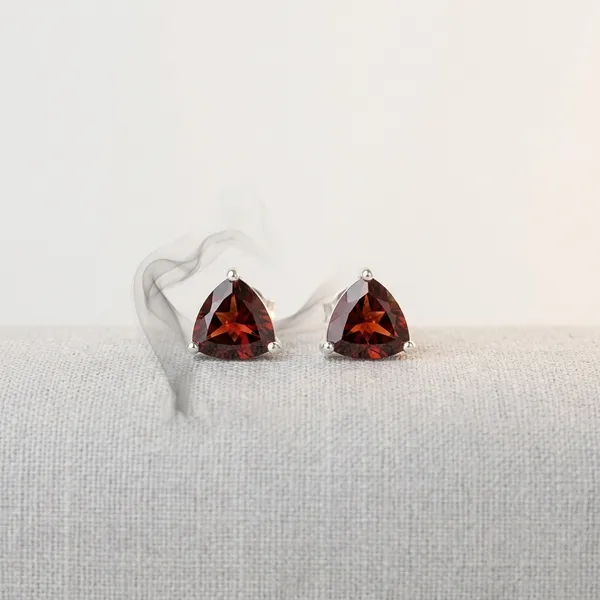 Red_Teardrop_Stone_Silver-Tone_Stud_Earrings_For_Women