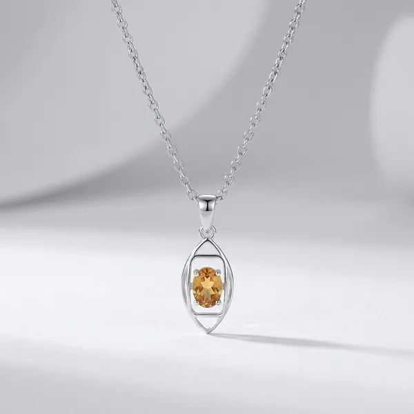 Silver-Tone_Oval_Pendant_Necklace_For_Women