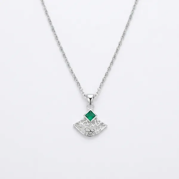 Silver-Tone_Geometric_Pendant_Necklace_For_Women