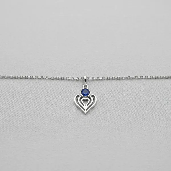 Blue_Silver_Heart_Stone_Pendant_Necklace_For_Women