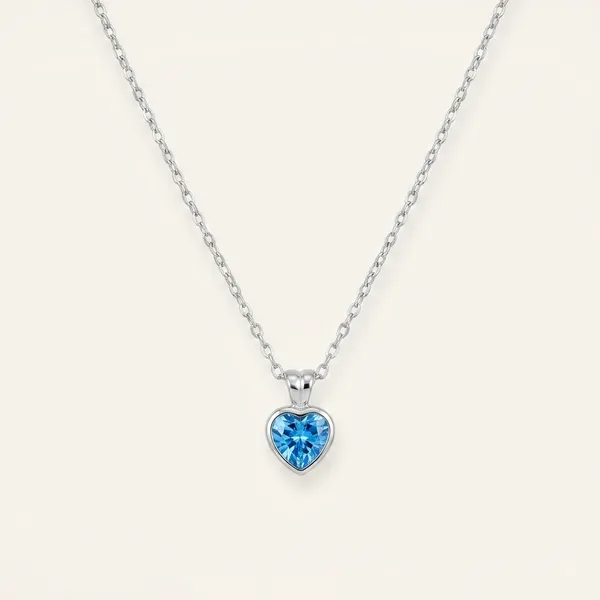 Blue_Silver_Heart_Pendant_Chain_Necklace_For_Women