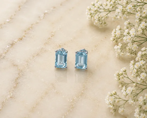 Blue_Rectangular_Stone_Silver_Stud_Earrings_For_Women
