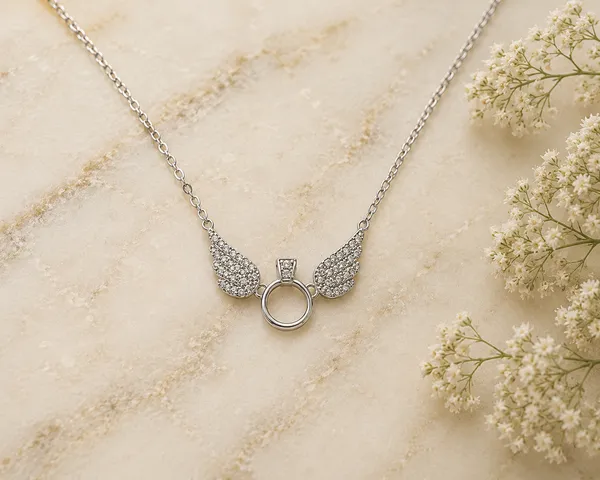 Silver_Wing_Charm_Chain_Pendant_Necklace_For_Women