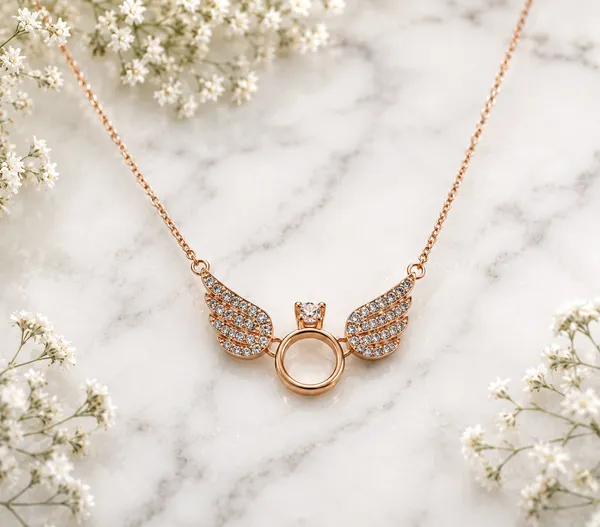 Rose_Gold_Metal_Wing_Pendant_Chain_Necklace_For_Women