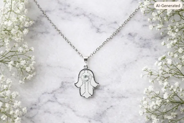 Silver_Hamsa_Hand_Pendant_Necklace_For_Women