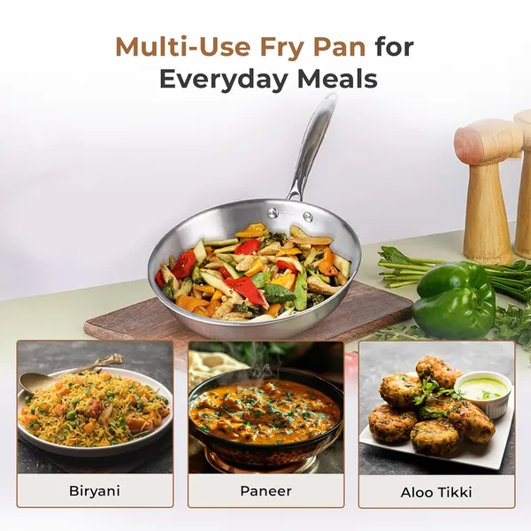 Tri_Ply_Stainless_Steel_Frying_Pan_With_Omelets_Pan_Non_Stick_Gas_Induction_Compatible_Riveted_Handle_Food_Safe_Pfoa_Free_Scratch_Resistant