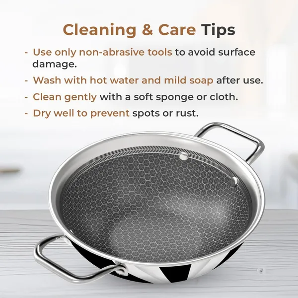 Tri_Ply_Stainless_Steel_Kadai_With_Lid_Stainless_Steel_Kadai_For_Cooking_Triply_Kadhai_Metal_Spatula_Friendly_Induction_Gas_Stove_Compatible_Reverted_Sturdy_Handle_Scratch_Resistant_Honeycomb_Pattern