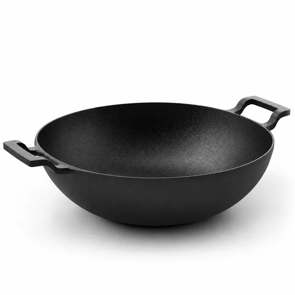Cast_Iron_Kadai/Kadhai_|_Naturally_Non-Stick_|_100%_Toxins_Free_|_Kadhai_for_Deep_Frying,_Sautéing,_Stir_Fry,_Curry,_Biryani_|_Gas_&_Induction_Friendly