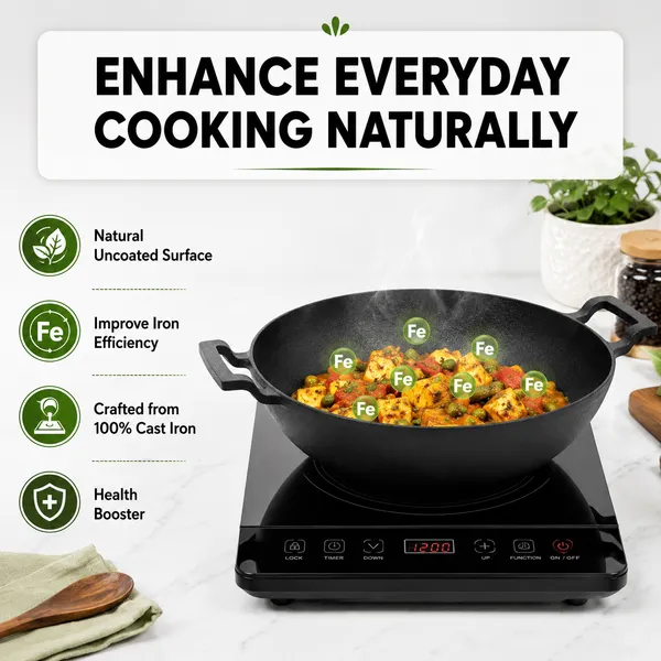 Cast_Iron_Kadai/Kadhai_|_Naturally_Non-Stick_|_100%_Toxins_Free_|_Kadhai_for_Deep_Frying,_Sautéing,_Stir_Fry,_Curry,_Biryani_|_Gas_&_Induction_Friendly