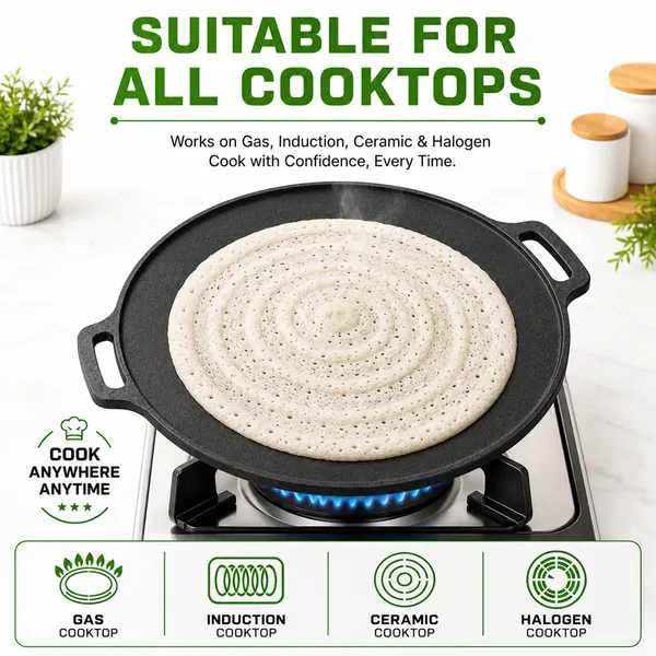 Cast_Iron_Tawa_for_Dosa_30_cm(12_Inch)_With_Silicon_Handle_Cover_|_Tawa_for_Dosa,_Uthappam,_Roti,_Chapati,_Naan|_Gas_&_Induction_Friendly_|_Dosa_Tawa_Cast_Iron_|_Cast_Iron_Cookware_|_Naturally_Non-Stick