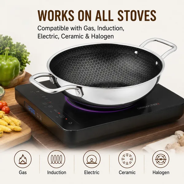 Hy-Tech_Triply_Stainless_Steel_Kadai_for_Cooking_|_Hneycomb_Kadai_|_Non-Stick_|_Induction_&_Gas_Stove_Compatible_|_Even_Heating_|_Toxin_Freen