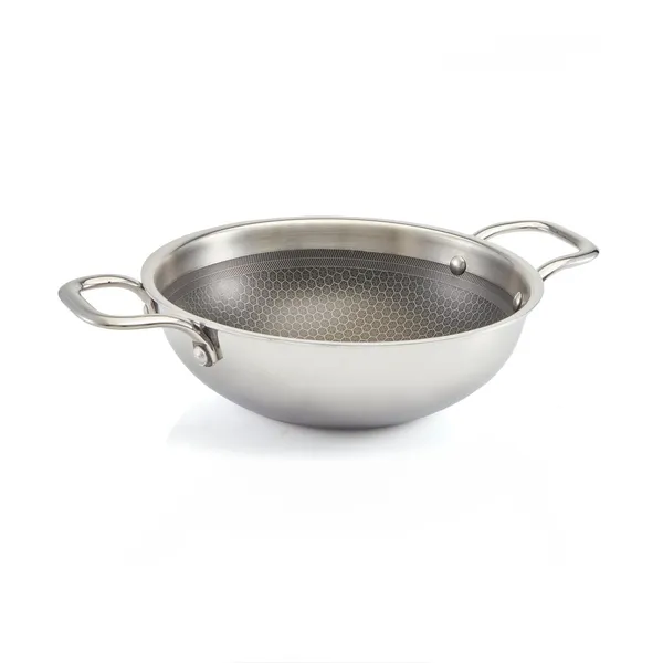 Hy-Tech_Triply_Stainless_Steel_Kadai_for_Cooking_|_Hneycomb_Kadai_|_Non-Stick_|_Induction_&_Gas_Stove_Compatible_|_Even_Heating_|_Toxin_Freen