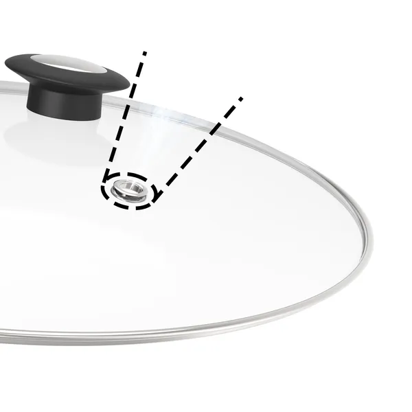 Toughened_Glass_Lid_With_Stainless_Steel_Rim_|_Transparent_|_Ergonomic_Knob_|_Long_Lasting_|_Air_Vent_|_Lid_for_Cookware_Like_Kadai,_Frypan,_Cookpots_etc..