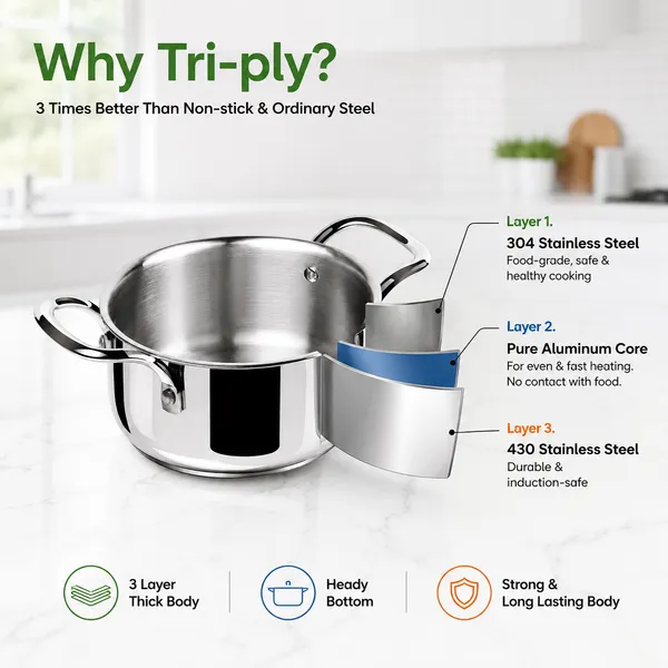 Tri-ply_Stainless_Steel_Casserole_with_S.S_Lid_|_Biryani_Pot/Handi_|_Sauce_Pot_|_Gas_&_Induction_Stove_Compatible_|_Even_Heating_|_Toxin_Free_|_No_Chemical_Coating