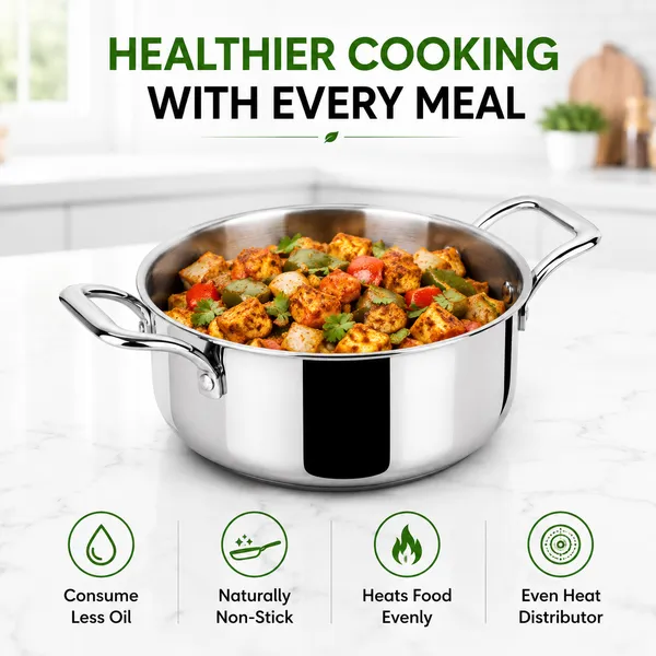Tri-ply_Stainless_Steel_Casserole_|_Biryani_Pot/Handi_|_Sauce_Pot_|_Gas_&_Induction_Stove_Compatible_|_Even_Heating_|_Toxin_Free_|_No_Chemical_Coating