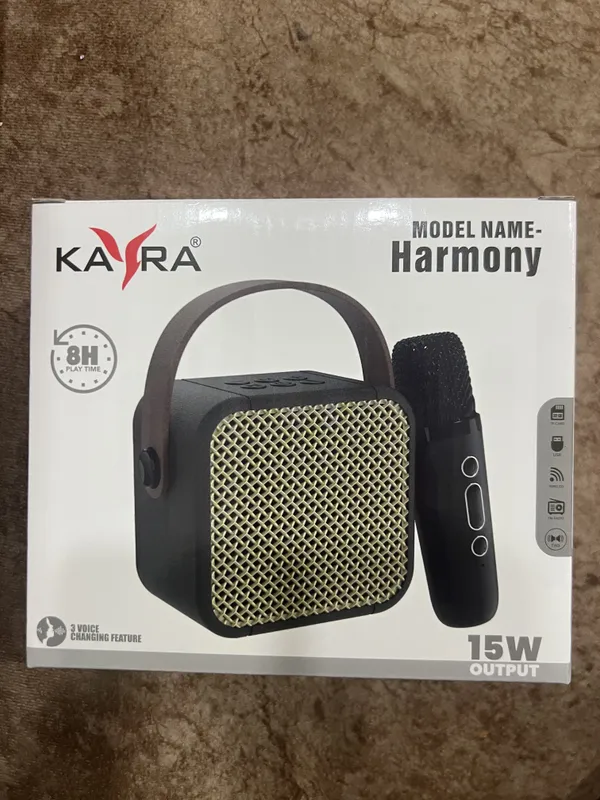 Cream_Harmony_15W_Tooth_Speaker_With_Wireless_Microphone