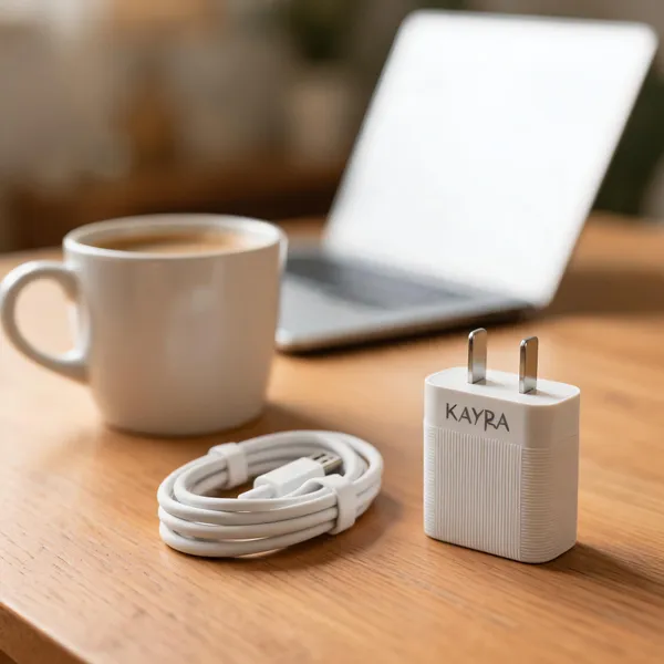 White_Wall_Charger_With_Usb_Charging_Cable