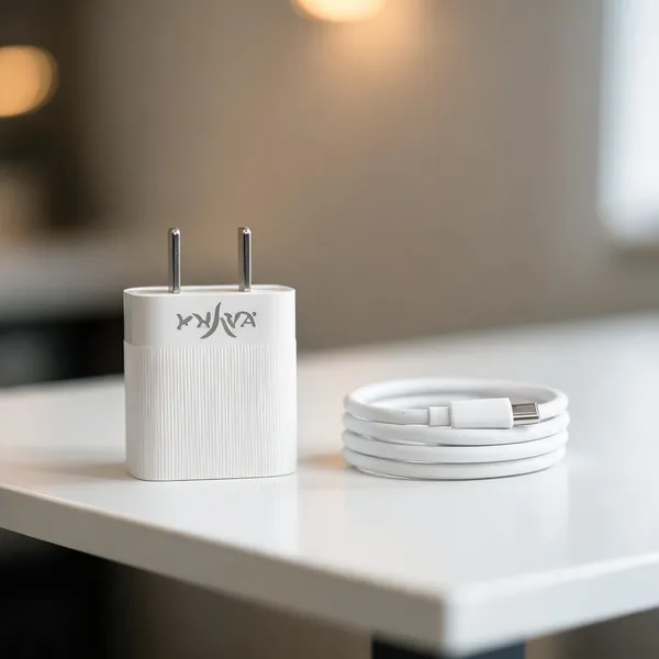 White_Wall_Charger_With_Usb_Charging_Cable