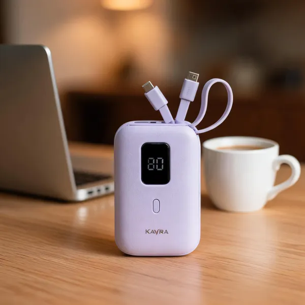 Purple_22.5W_Power_Bank_With_Built_And_In_Cables
