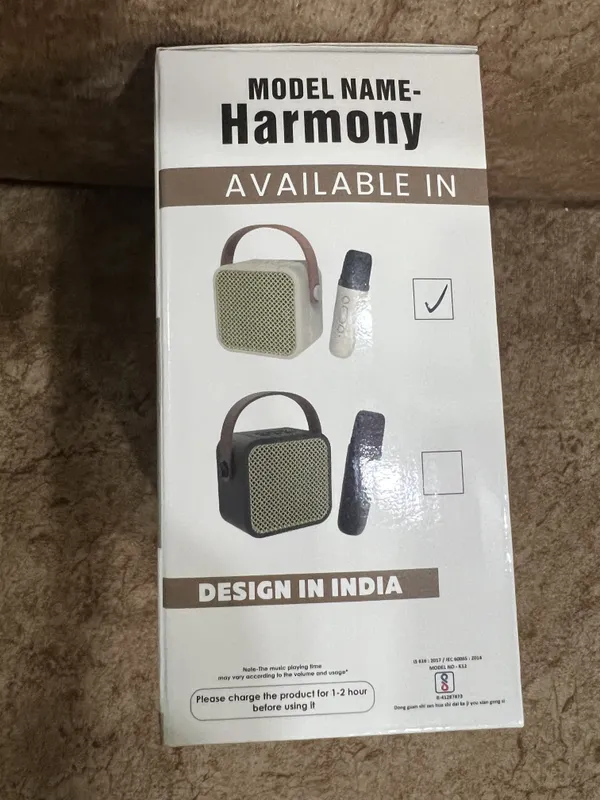Cream_Harmony_15W_Tooth_Speaker_With_Wireless_Microphone